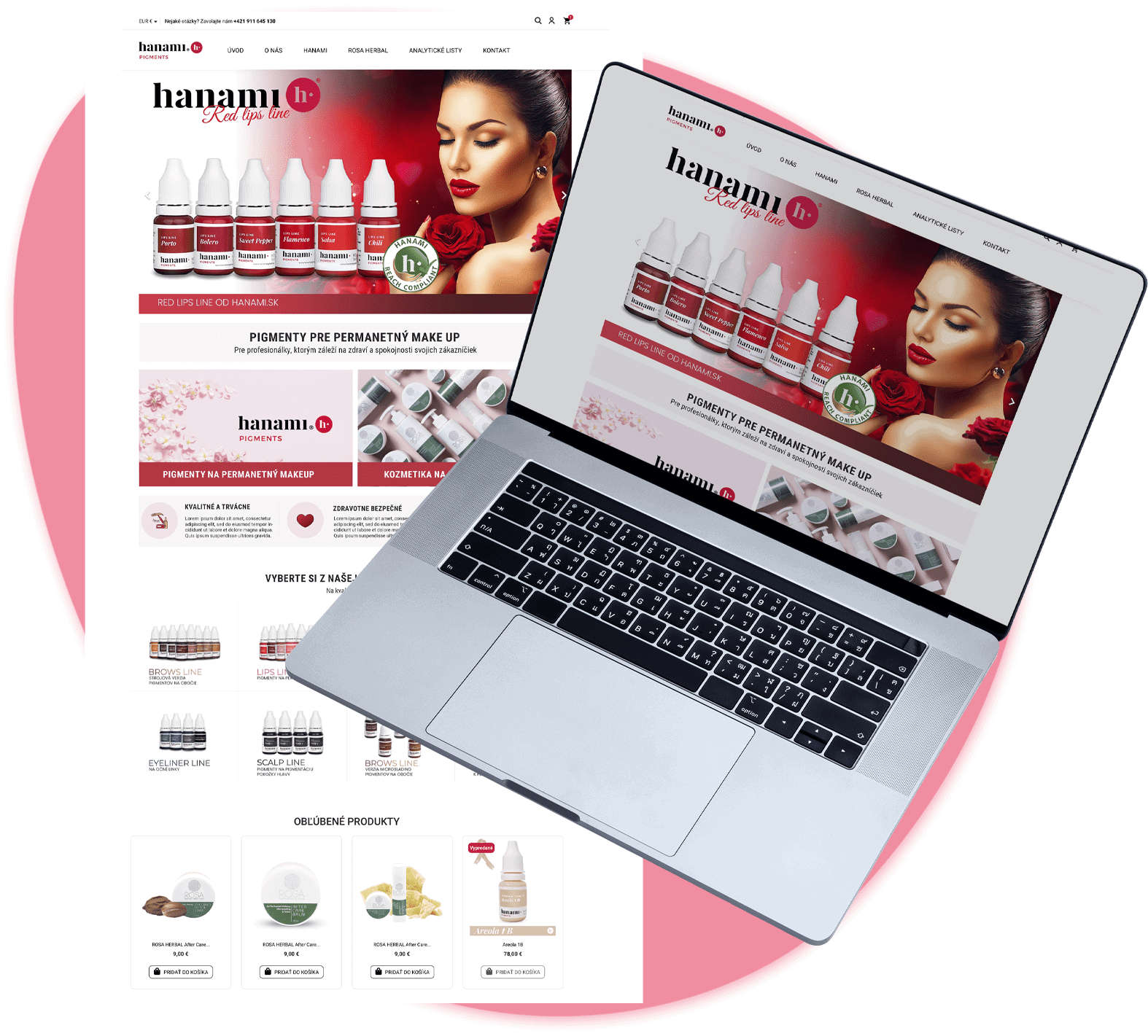Hanami - tvorba eshopu